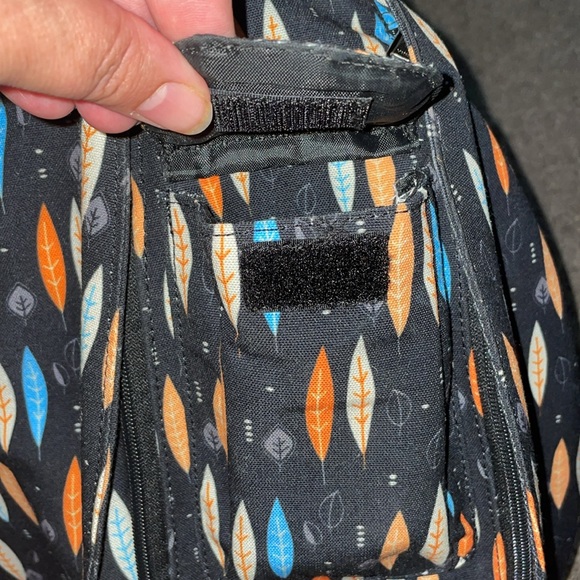 Ambry rope black leaf Slingback bag - Picture 5 of 9